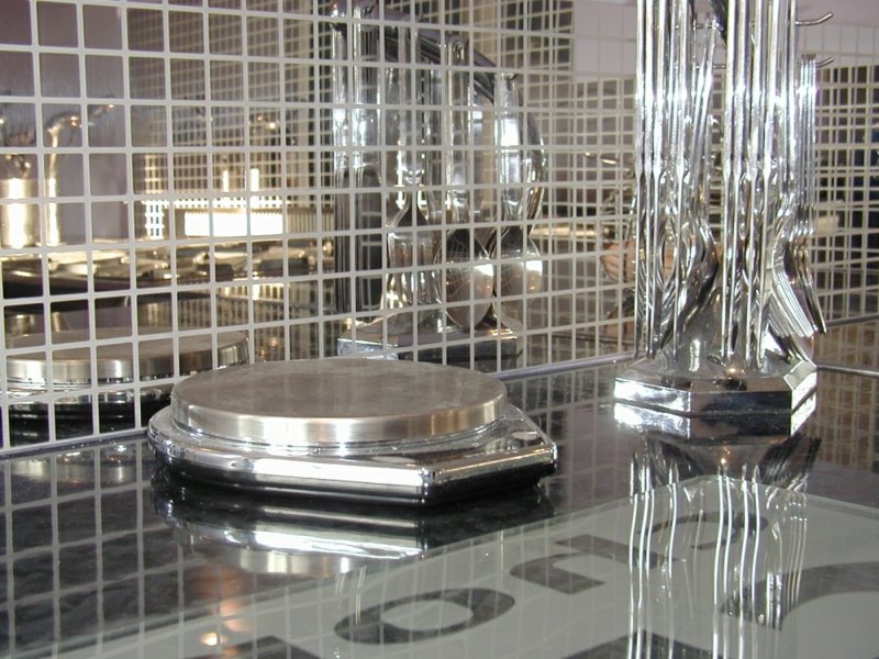 verre miroir pierres mosaïque de verre