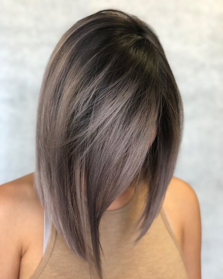 Tendenze colore capelli 2019 Mushroom Brown A Line Bob