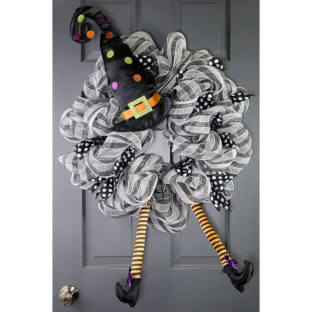 Haloween boszorkány dekoráció