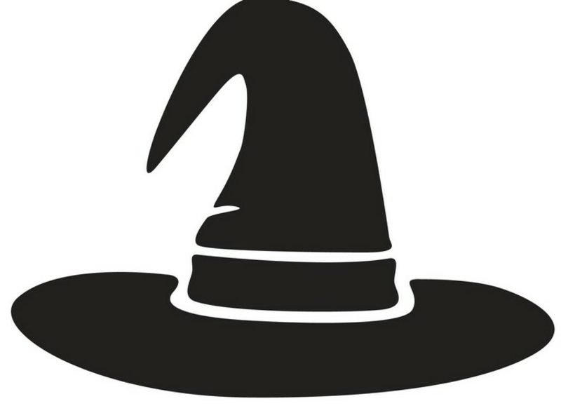 Modèle de sculpture de chapeau de sorcière Chapeau de sorcière de modèles de sculpture de citrouille d'Halloween
