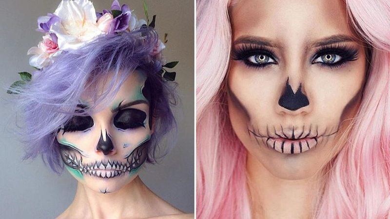 Halloween smink egyszerűen zombi lenyűgöző