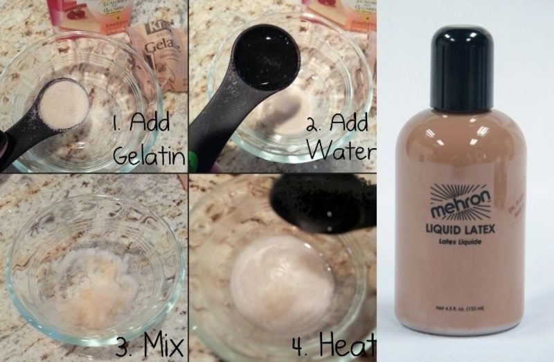 A Halloween egyszerű mesterséges bőrkészítési utasításokat tartalmaz