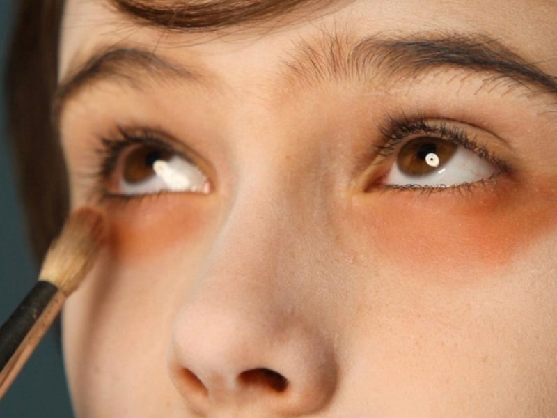 Halloween alkotja könnyű vámpír gyermek sötét karikák