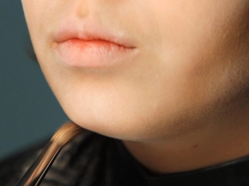 Halloween smink egyszerűen vámpír száraz ajkak