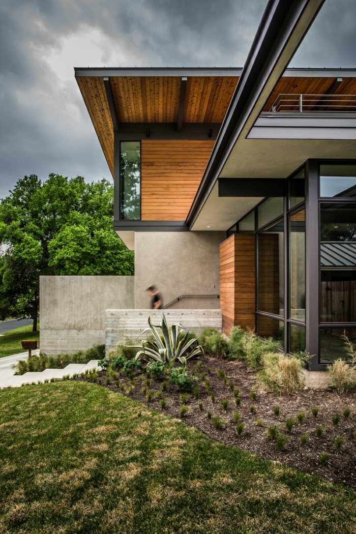 verre et bois pour la façade de la maison façades de maison revêtues façades de maison construire et vivre