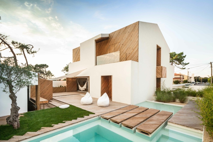 buen et vivre idée de vie façade en bois façades de maison style architectural