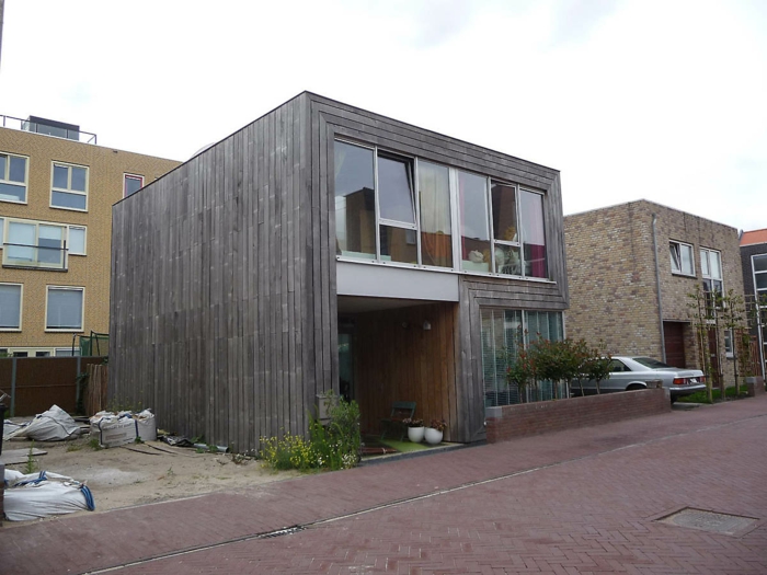 Concevoir une façade de maison avec du bois acté revêtir la façade construire et vivre