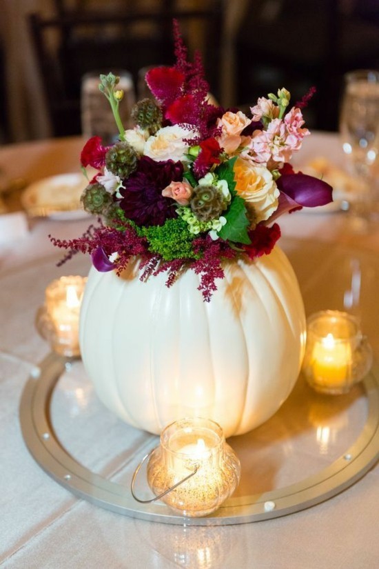 decorazioni per la tavola di zucca matrimonio autunno matrimonio idee deco decorazione della tavola di nozze d'autunno tavola della decorazione della zucca di nozze