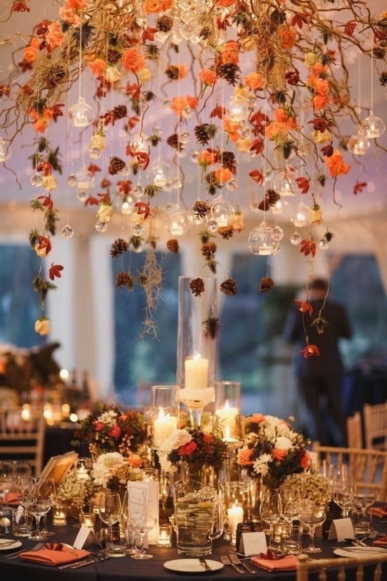 decorazione di nozze tavolo autunno matrimonio idee deco idee autunno deco decorazione della tavola di nozze autunnali tavola delle decorazioni di nozze autunnali