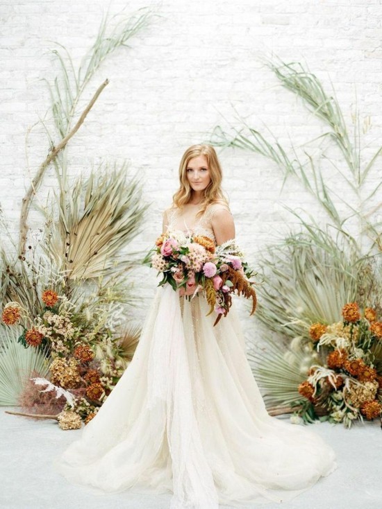 idee per abiti da sposa bouquet da sposa idee deco matrimonio autunnale decorazione della parete matrimonio idee per matrimoni autunnali