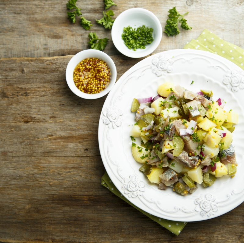 ukusni recepti salata od haringe s krumpirom