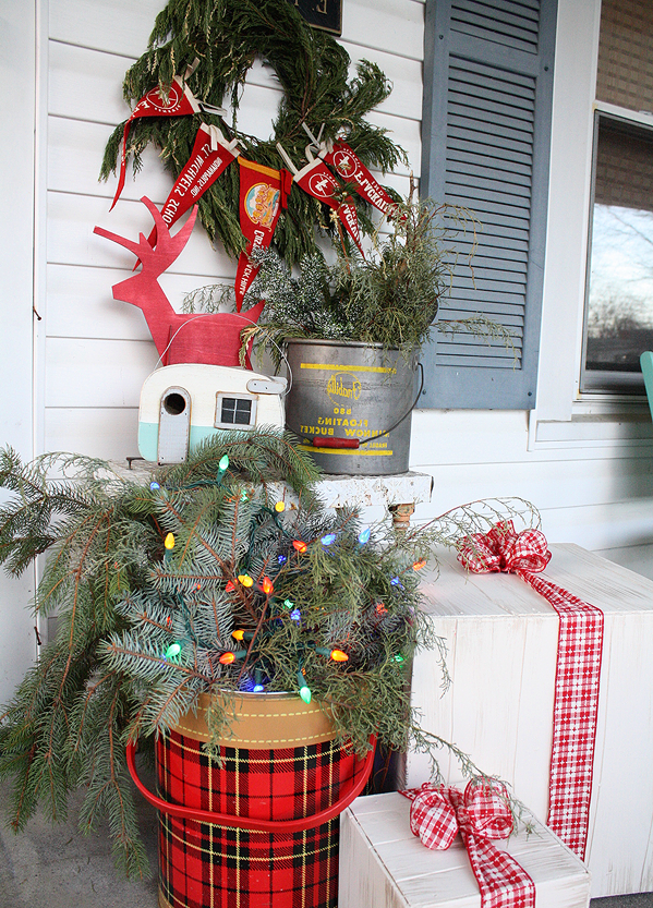 Vintage dekoráció karácsonyra