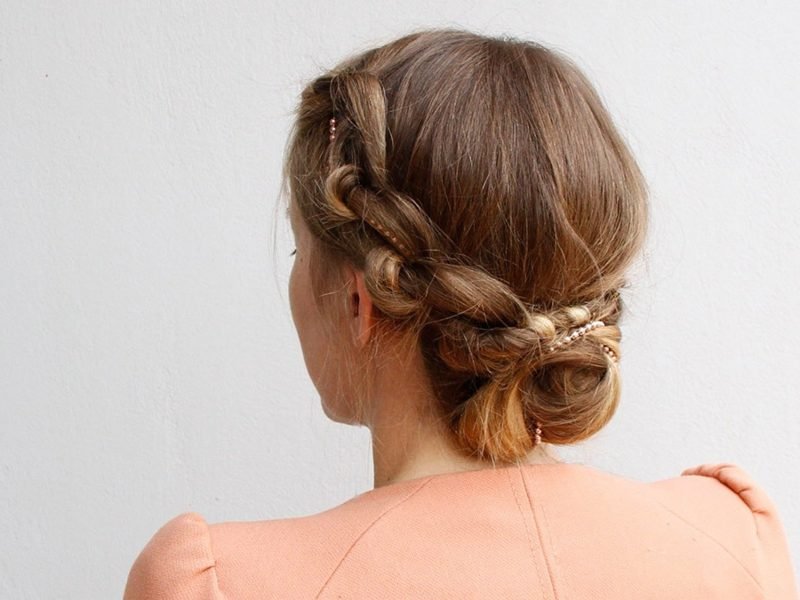 Svečane frizure vezane do gornje frizure