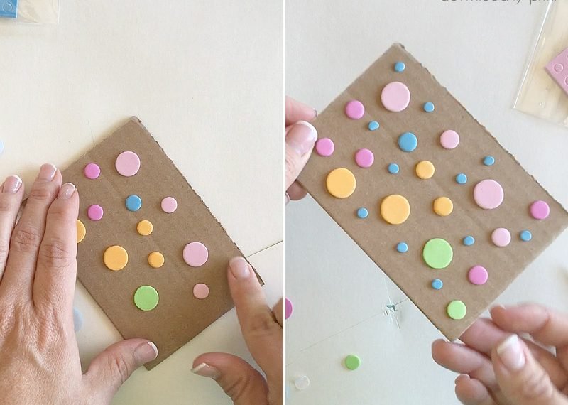 Napravite omotnicu i čestitku za vjenčanje: točkasti uzorak Napravite omotnicu i čestitku za vjenčanje: točkasti uzorak