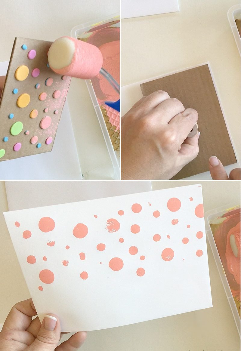 Napravite omotnicu i čestitku za vjenčanje: napravite točkasti uzorak Napravite omotnicu i čestitku za vjenčanje: napravite točkasti uzorak