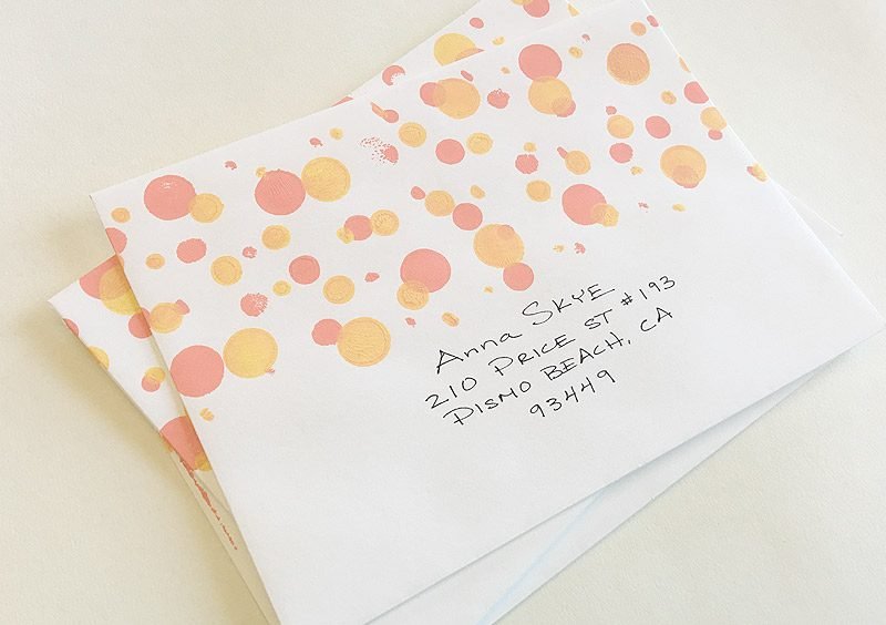 Tinker s točkastim omotnicama i čestitkama za vjenčanje: krajnji proizvod Tinker s točkastim omotnicama i čestitkama za vjenčanje: krajnji proizvod