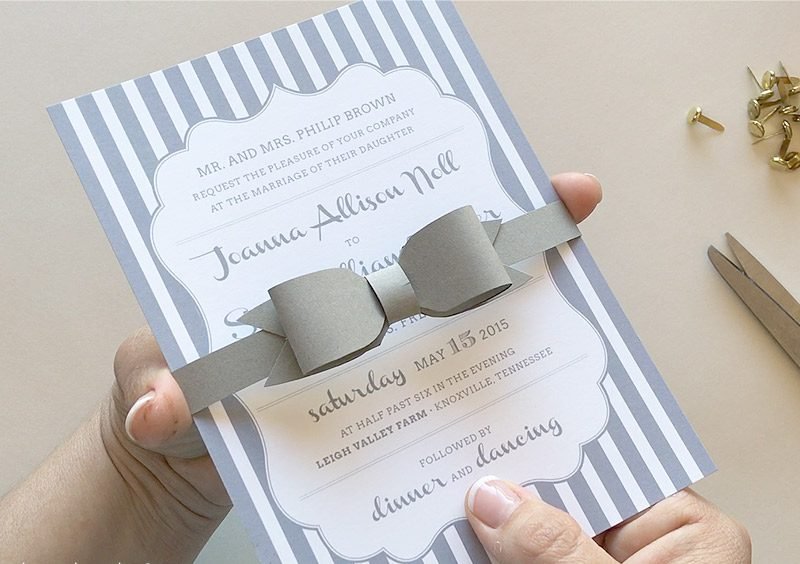 Upute №4: Napravite sami leptir mašnu za vjenčane čestitke Upute №4: Sami napravite leptir mašnu za vjenčane čestitke