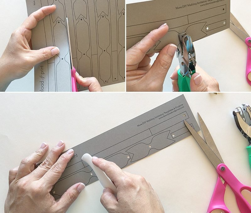 Sami napravite leptir mašnu za vjenčane čestitke: prerežite je Sami napravite leptir mašnu za vjenčane čestitke: prerežite je