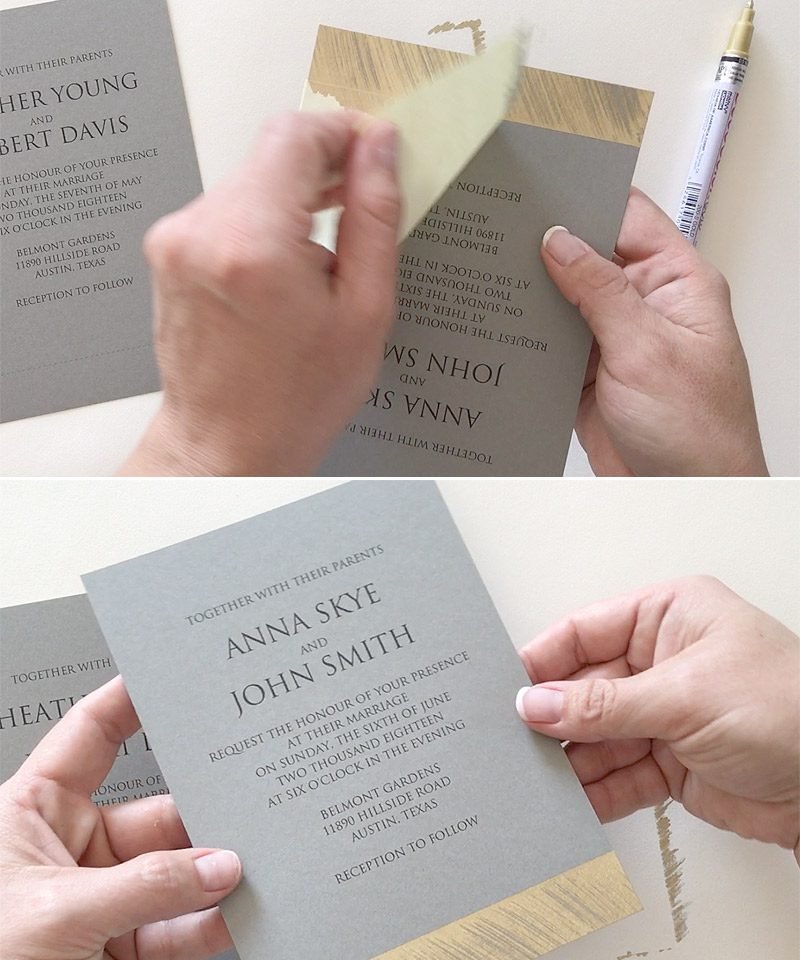 Začinite DIY neobične pozivnice za vjenčanje: dajte im zlatni pečat Začinite DIY neobične pozivnice za vjenčanje: dajte im zlatni pečat