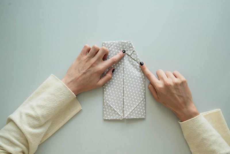 chemise de bricolage de serviettes de mariage