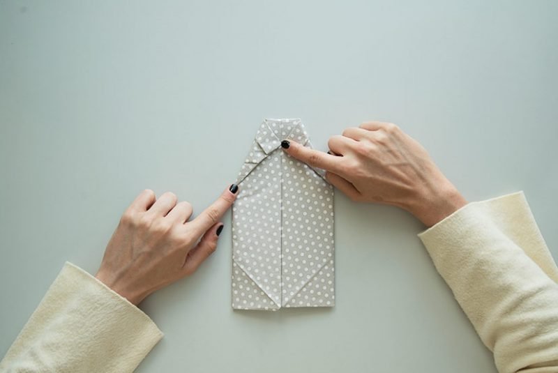 chemise de bricolage de serviettes de mariage