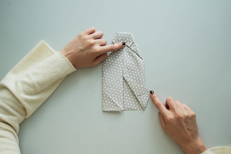 chemise de bricolage de serviettes de mariage