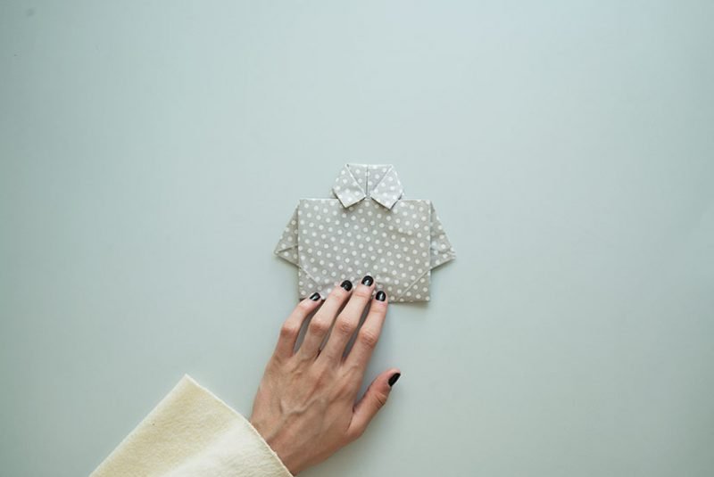 chemise de bricolage de serviettes de mariage