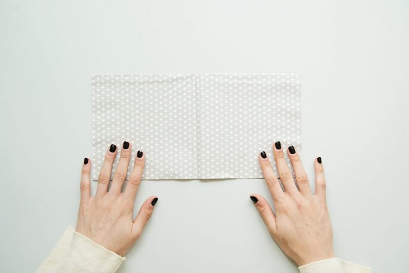 serviettes de mariage bricolage sapin