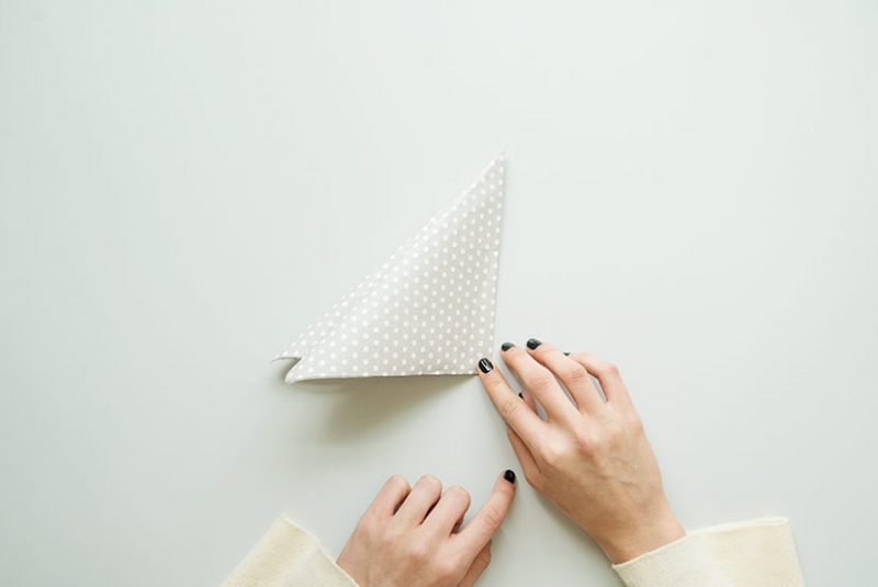 serviettes de mariage bricolage sapin