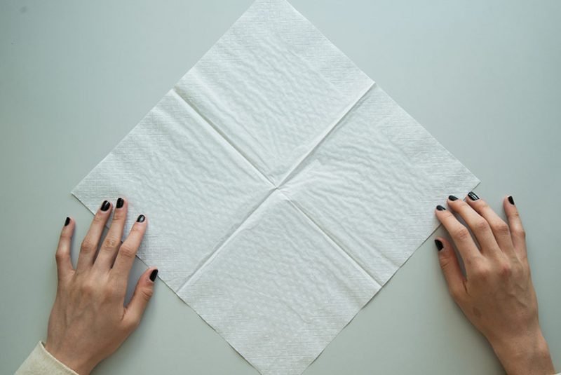 chemise de bricolage de serviettes de mariage