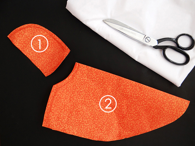 Uzorak za kostim jednoroga za psa