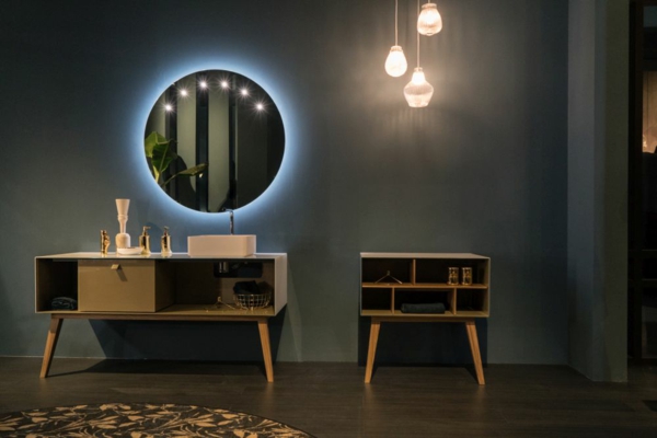 illuminazione indiretta bagno oggetti sanitari freestanding