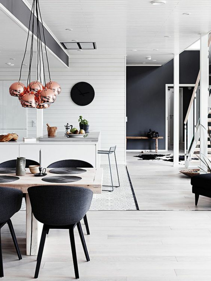 noir comme décoration idées d'ameublement d'intérieur ameublement noir et blanc