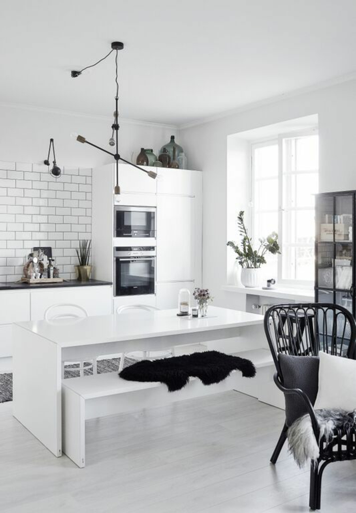 accents noirs pour la cuisine conception de cuisine idées de design d'intérieur