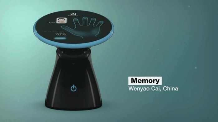 Model aparata za kavu s memorijom