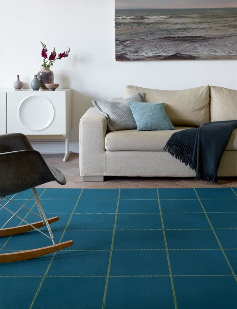 tappeto jab colorato con divano