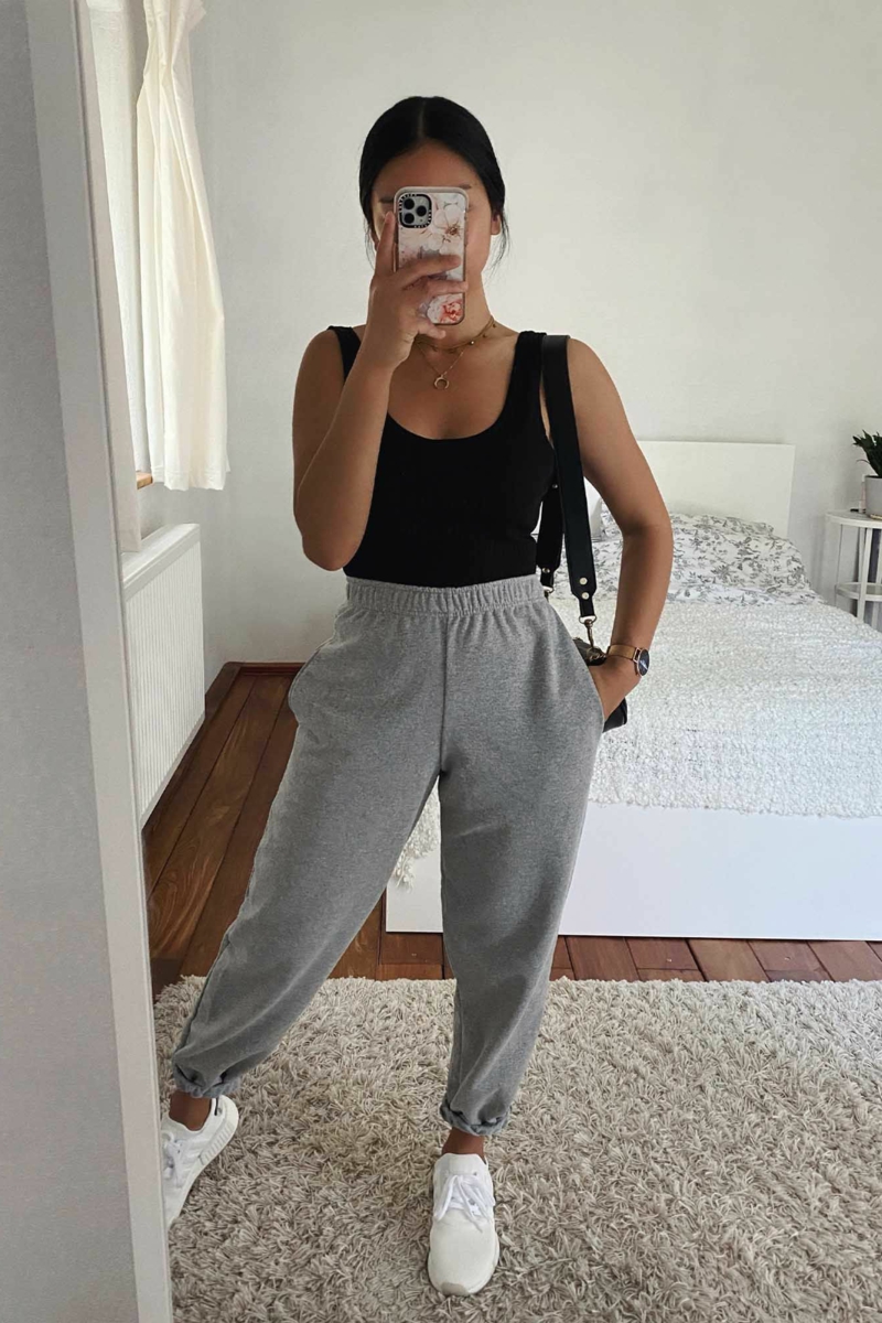 Completo in tuta per la palestra