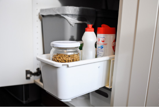 uittrekbare container
