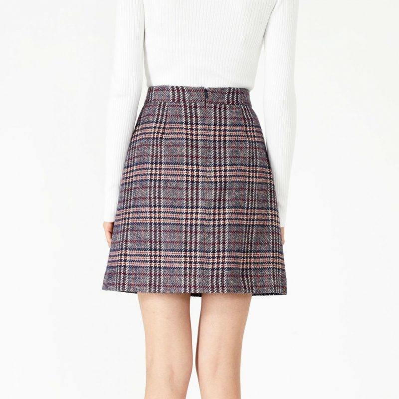 modern kockás glencheck kockás szoknya