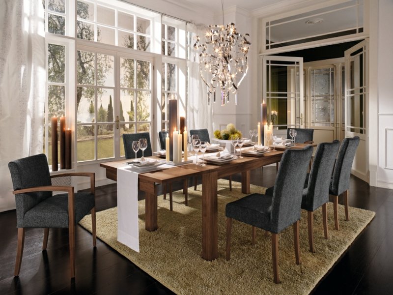 anello modello e design della sala da pranzo