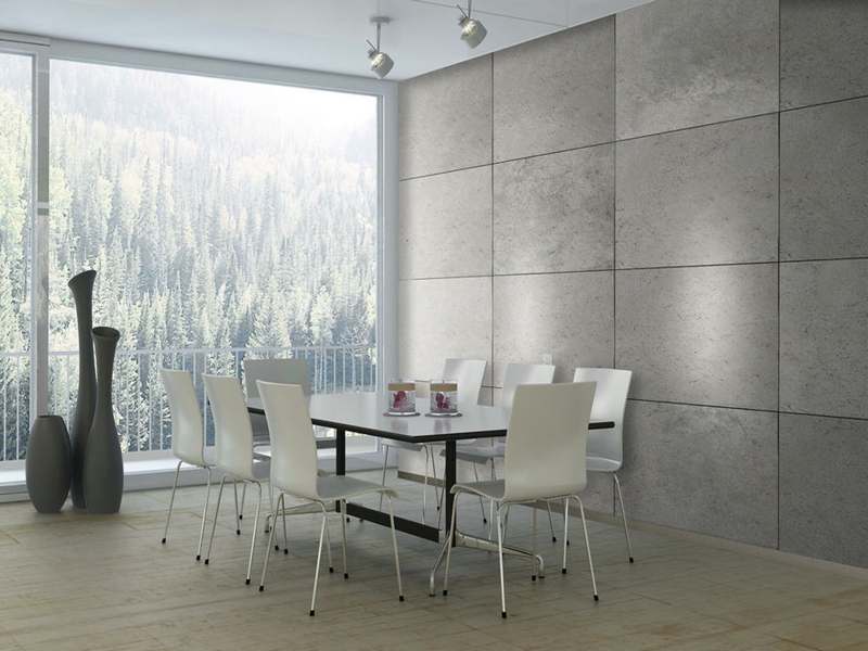 aspetto concreto nella sala da pranzo secondo il feng shui