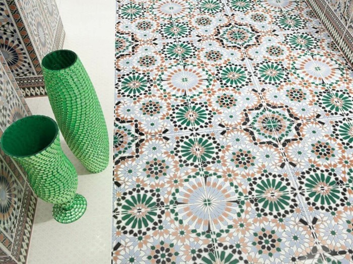 carreaux de sol colorés comme idée carreaux orientaux carreaux de céramique idées de carreaux