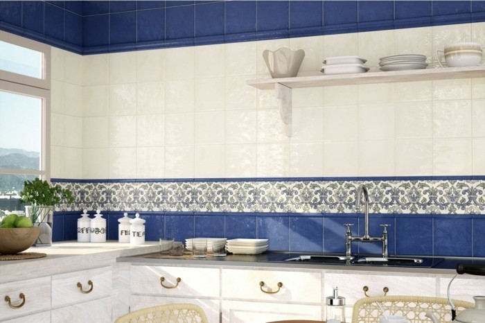 carrelage espagnol pour la cuisine conseils d'ameublement idées de carreaux carreaux colorés