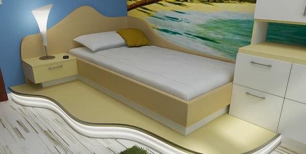 Hozzon létre egy csiszolóterületet a gyermekszobához tervezési ötletek óvodai ágy