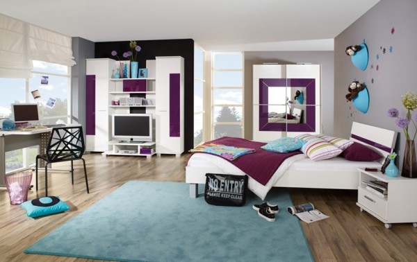 blae díszítőelemek az ifjúsági szobához ifjúsági szoba gyerekszoba tervezési ötletek