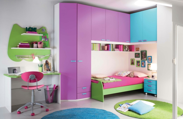 színes ötletek lányszobákhoz tervezzen gyerekszobai ötleteket