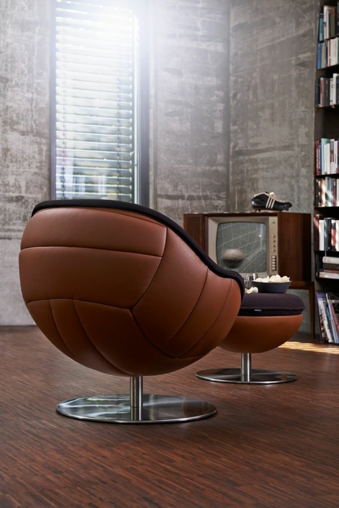 Décoration de chambre d'enfant design de football idées d'intérieur chaise de football Décoration de chambre d'enfant design de football idées d'intérieur chaise de football