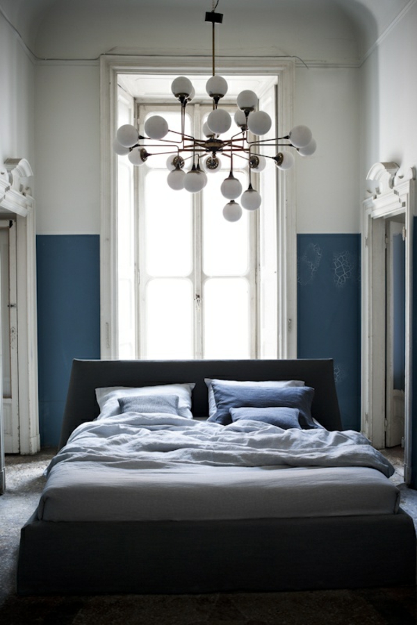 Lustre chambre lustres rétro et accents bleus lustre chambre rétro flair chambre confortable