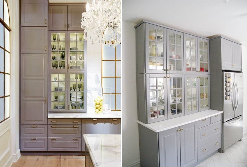 Gray kitchen Ikea Budbin Method