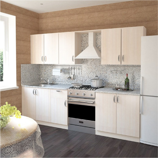 Кухня от млечен дъб